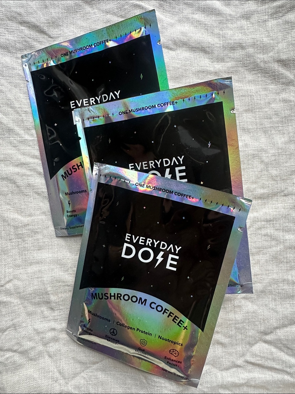 Everyday Doze Mushroom Coffee - 3 Single-Serve Packs